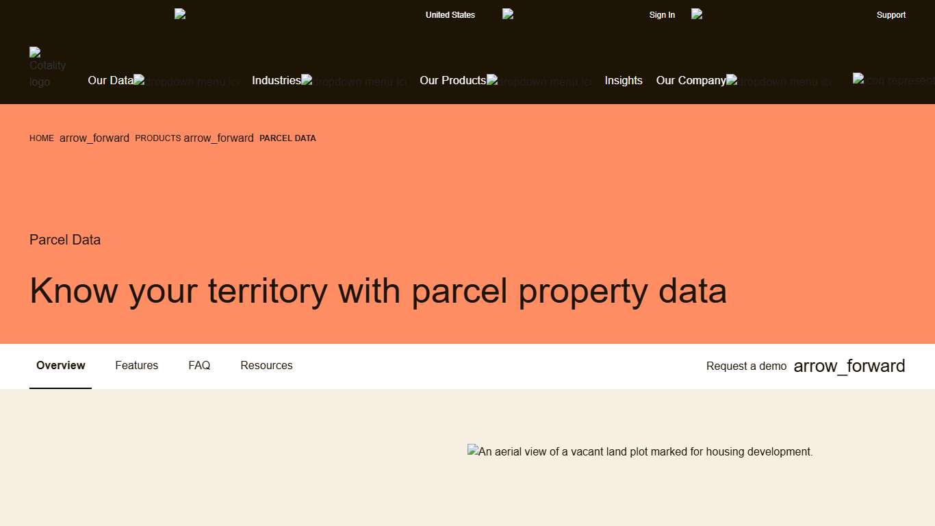 US property data and information Cotality Parcel Data